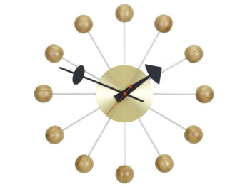 Vitra Ball Clock holz lackiert