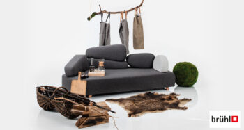 Brühl Sofa Mosspink grau
