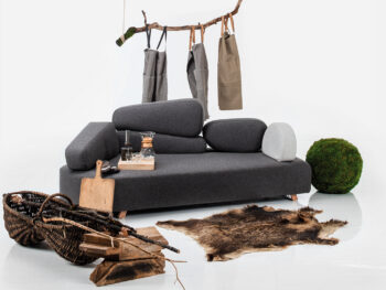 Brühl Sofa Mosspink grau