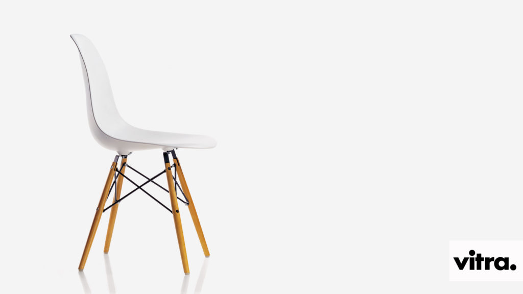 Vitra Plastic Side Chair DSW