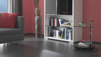 Bacher Beistelltisch Lorenzo neben Regal