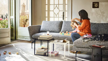 Vitra Sofa Suita grau meliert