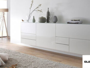 Sudbrock cubo Sideboard hängend weiß