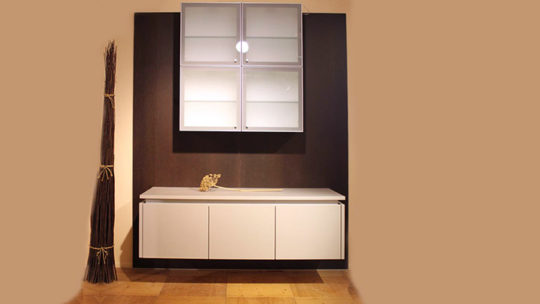 Poggenpohl Vitrine mit Sideboard