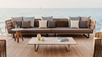 Kettal Sofa Bitta auf Yacht