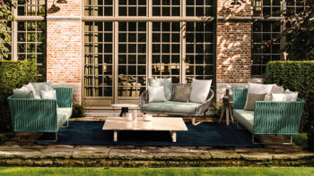 Kettal Sofa Lounge Bitta im Garten