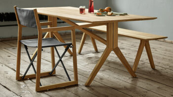 Weishäupl Loft Essgruppe aus Teakholz