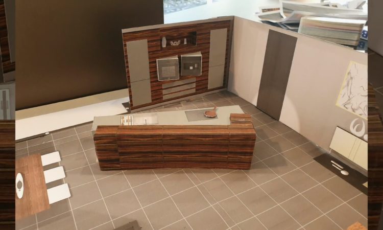 3D-Modell einer Küche