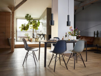 VITRA Eames Fiberglass Chairs Milieu