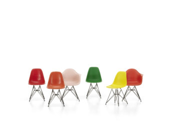 Eames Fiberglass & Plastic Chair DSR-DAR
