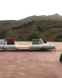 beb italia Outdoor Sofa Nooch mit Bergen