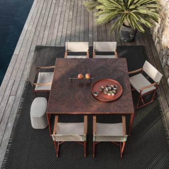 beb italia Outdoor Tisch Mirto mit Mosaikplatte