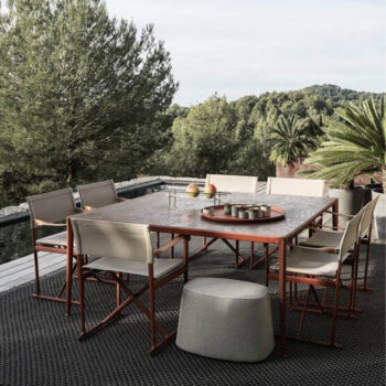 beb italia Outdoor Tisch Mirto mit Steinplatte