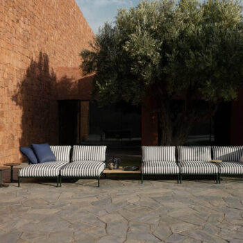 beb italia Sofa Nooch Polster gestreift