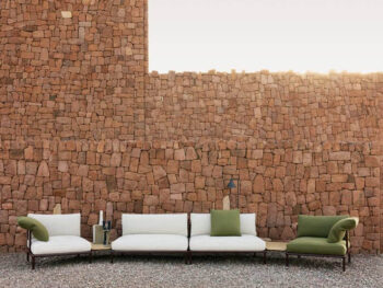 beb italia Sofa Nooch Polster weiß grün