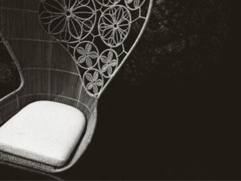 bebitalia sessel crinoline geflecht outdoor design Möbel
