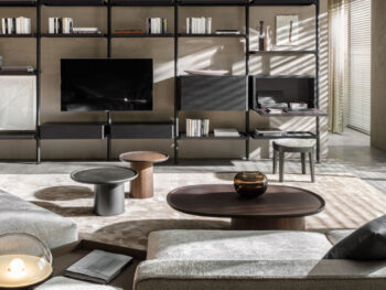 Molteni Beistelltisch Louisa im Wohnzimmer