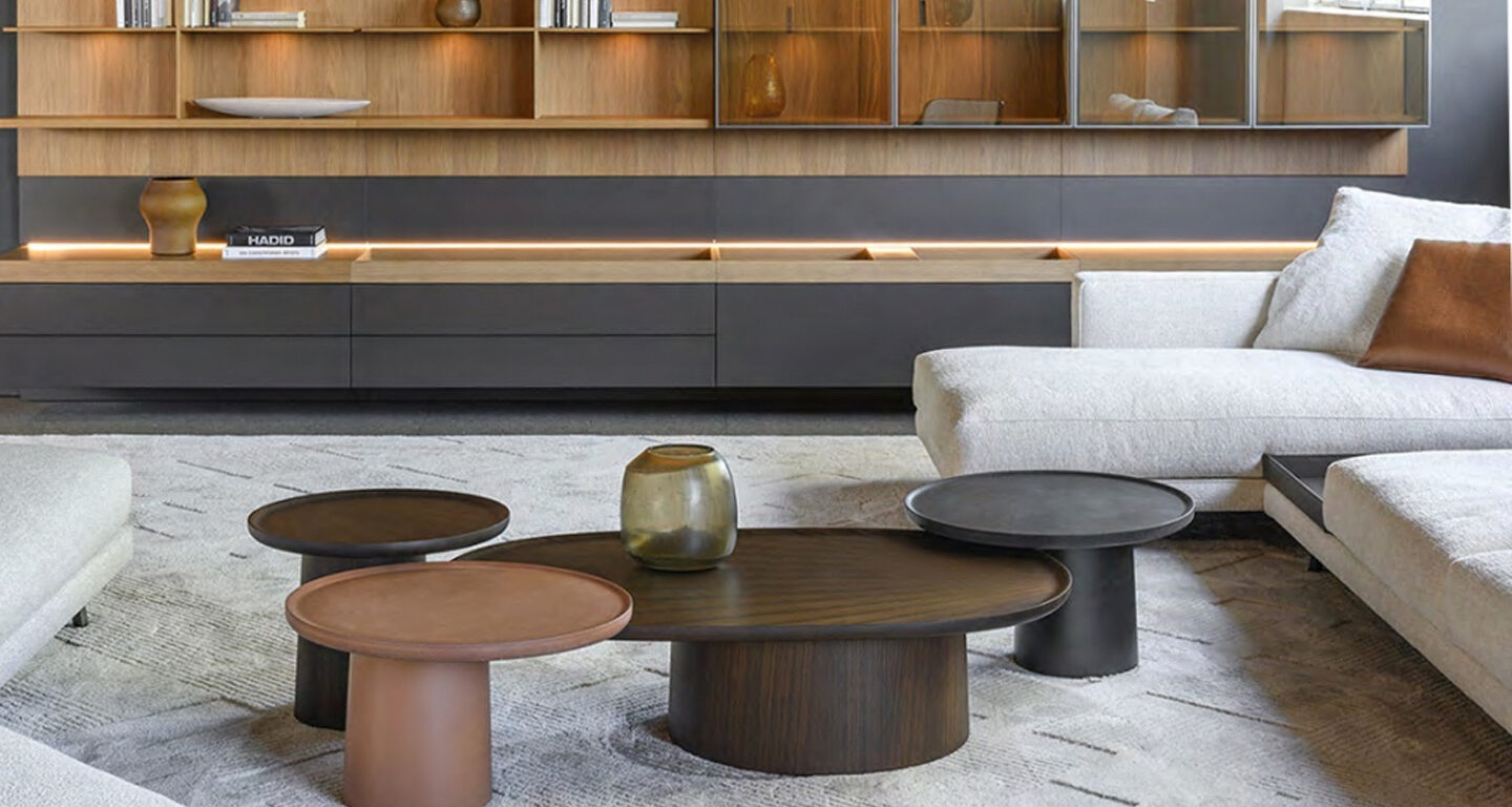 Molteni Beistelltisch Louisa verschiedene Farben