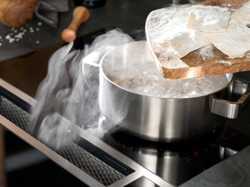 Bora Classic Dunstabzug Beispiel Nudeln kochen