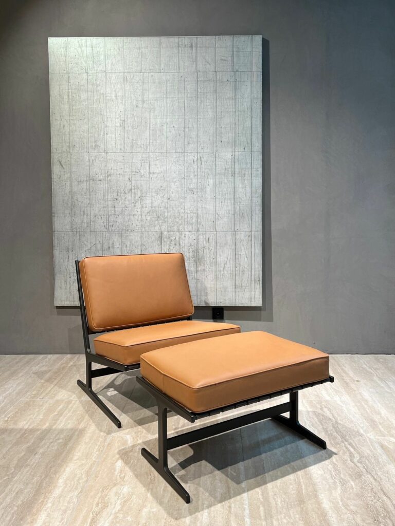 Molteni&C Paula Sessel mit Hocker