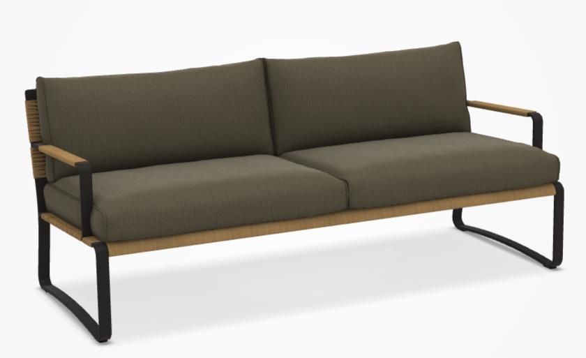 Molteni&C Phoenix Outdoor 3-Sitzer