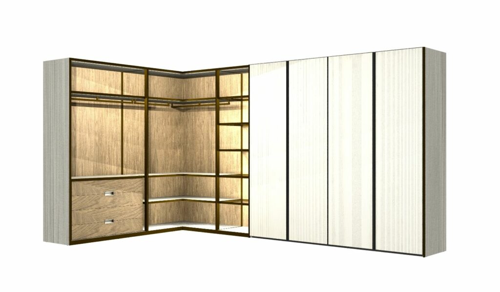 Molteni&C Gliss Master Bamboo Ankleide