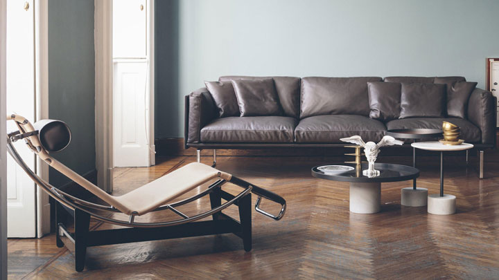 Cassina Sofa und Liegestuhl