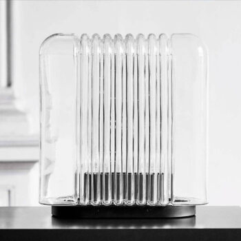 Cassina Lari Lampe schwarz weiß