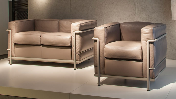 Cassina Le Corbusier 2 braun