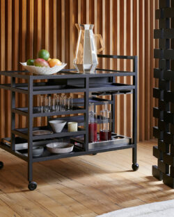 Cassina Serving Servierwagen Cart Holz braun