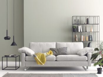 COR Conseta Sofa Couch Stoff weiss