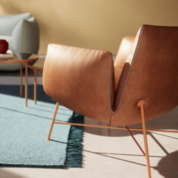 COR Jalis Clubsessel Leder braun Detail