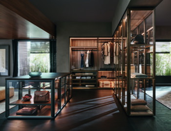 Molteni Gliss Master Kleiderschrank als offenes Regal