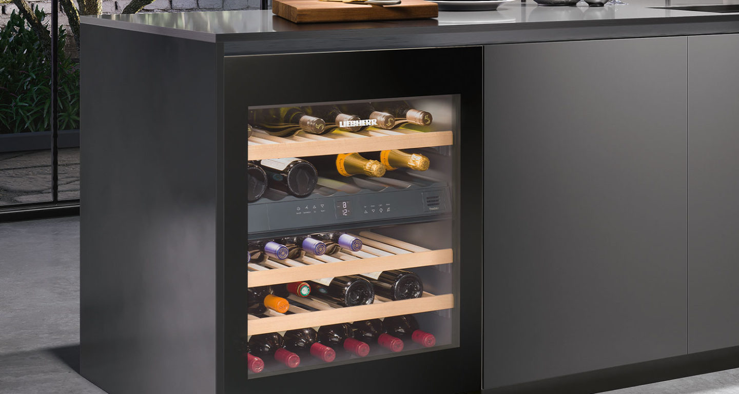 Liebherr Weinkühlschrank schwarz