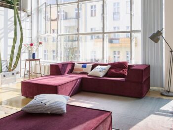 COR Trio Sofa Couch lila