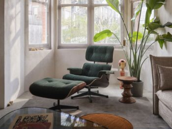 Eames Lounge Chair Stoff Phlox VITRA Winterstimmung Home Stories