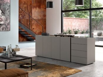 Interlübke Sideboard Jorel freistehend grau