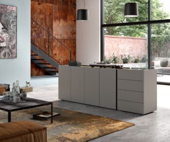 Interlübke Sideboard Jorel freistehend grau