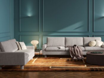 COR Conseta Sofa Couch grau groß