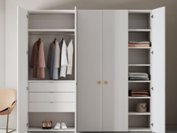 Interluebke Intaro Kleiderschrank Schrank weiß