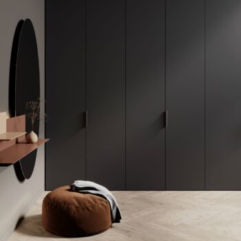 Interluebke Intaro Kleiderschrank Schrank schwarz