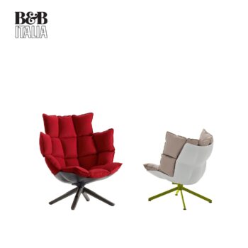 B&B Italia Sessel Husk hoch und niedrig