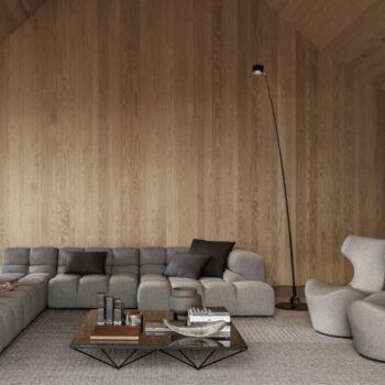 B&B Italia Couchtisch Alanda '18 smokey glass