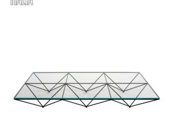 B&B Italia Couchtisch Alanda '18 transparent glass