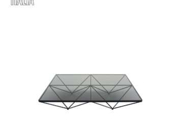 B&B Italia Couchtisch Alanda '18 dark glass