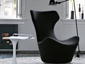B&B Italia Sessel Grande Papilio schwarz