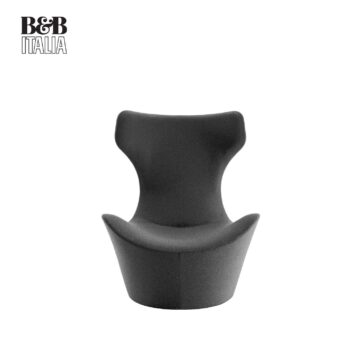 B&B Italia Sessel Grande Papilio schwarz einzeln