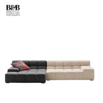 B&B Italia Sofa Tufty-Time schwarz weiß