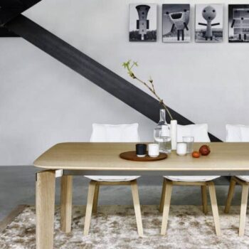 B&B italia Stuhl Husk mit Esstisch