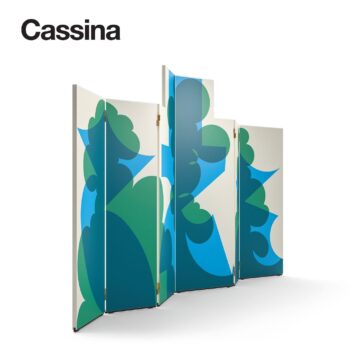 Cassina Paravento Balla Paravent Raumteiler blau grün